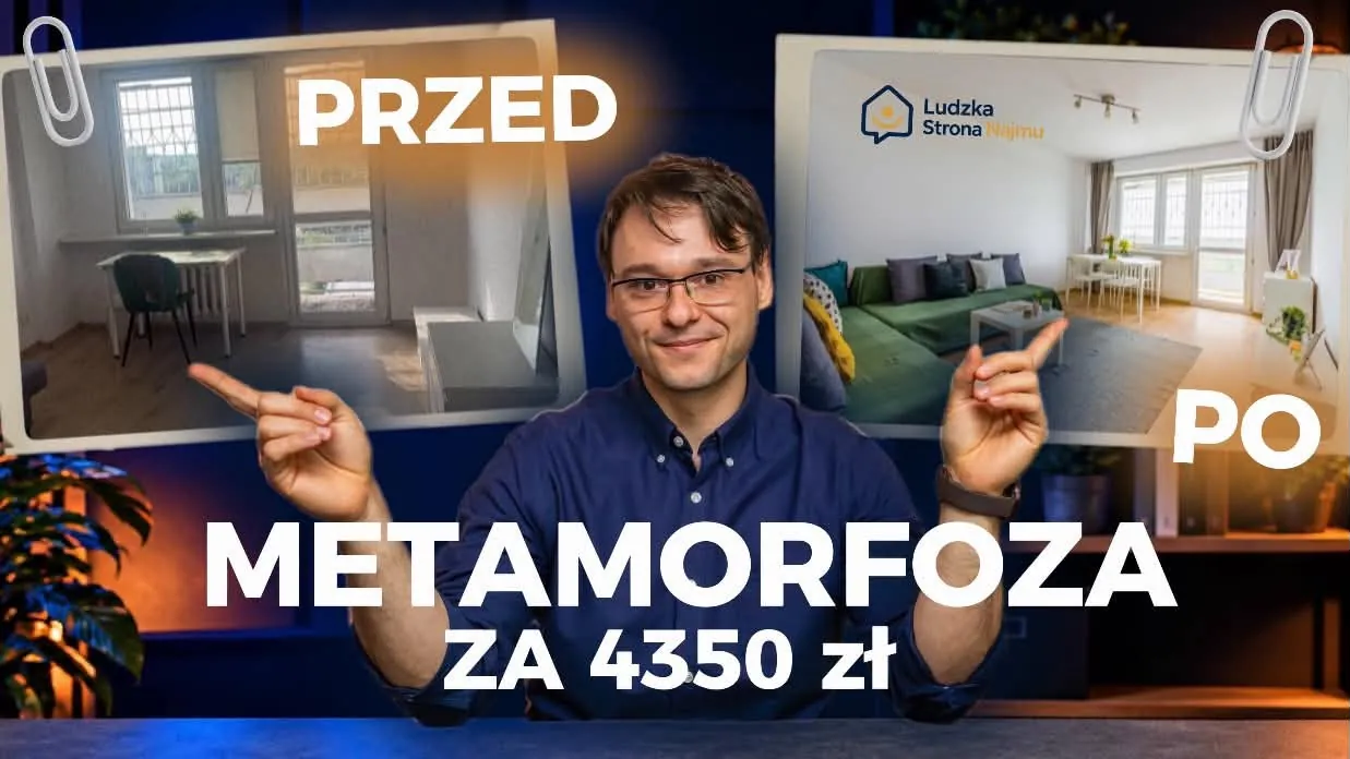 Metamorfoza mieszkania przy ul. Lutomierskiej w Łodzi za 4350 zł – przed i po